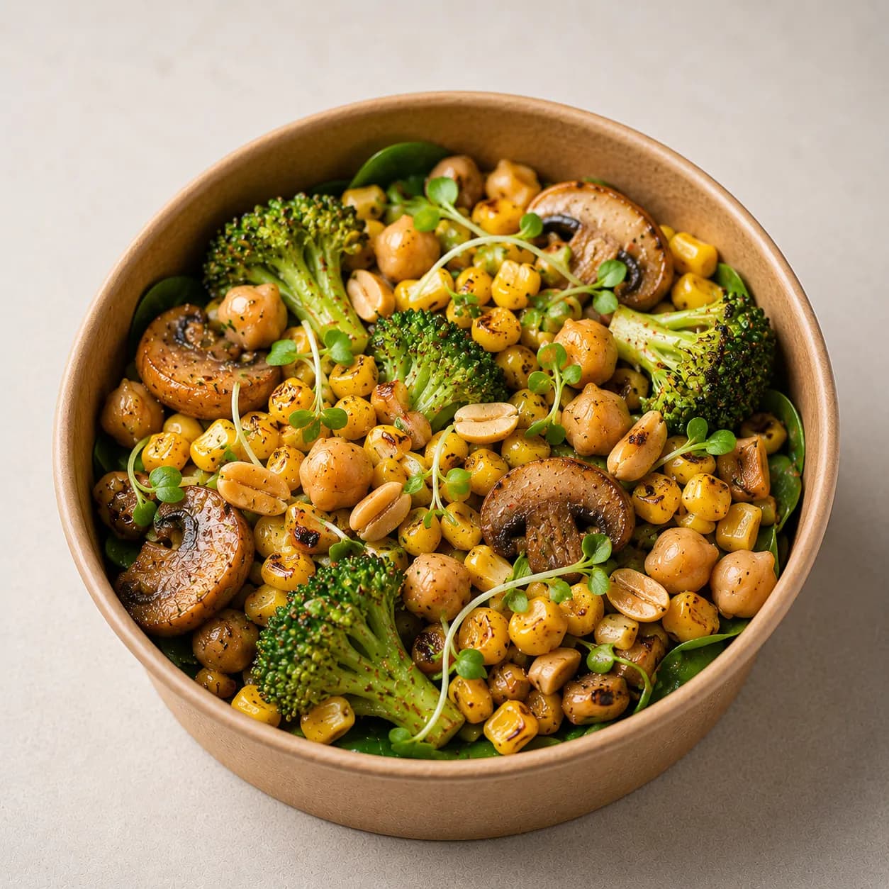 Roasted Veggie Protein Bowl
