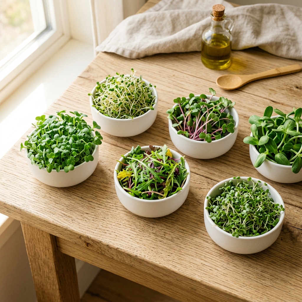 Health Benefits of Microgreens and Sprouts
